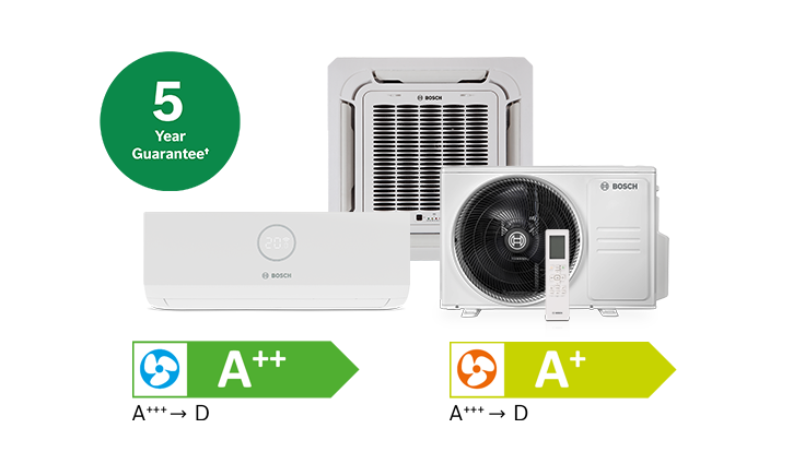 Bosch air conditioning unit 5 year guarantee